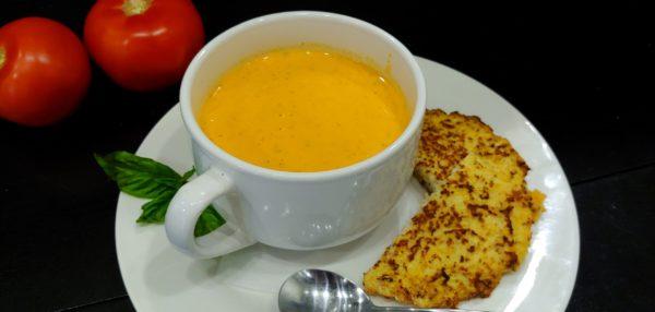 Cauliflower Grilled Cheese & Tomato Soup