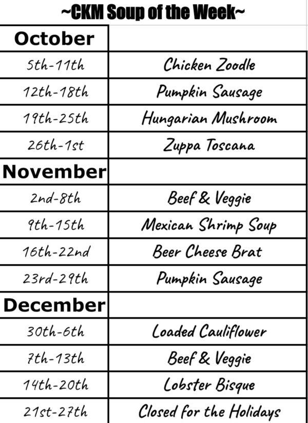 *Soup of the Week!*